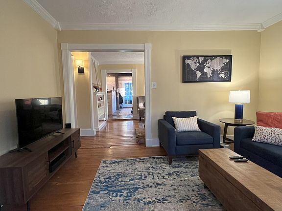 View from front Living Room back through first floor