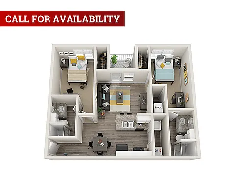 Floor plan The Redbird Renovated