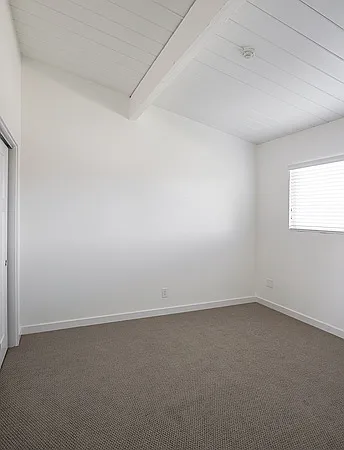 Bedroom with Vaulted Ceiling