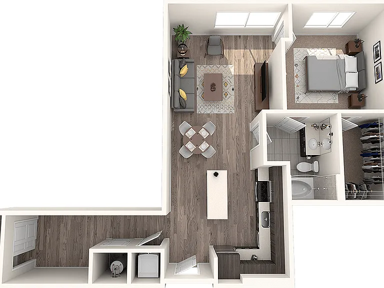 A9 1 Bedroom, 1 Bathroom, 1 Den A9 1 Bedroom, 1 Bathroom, 1 Den