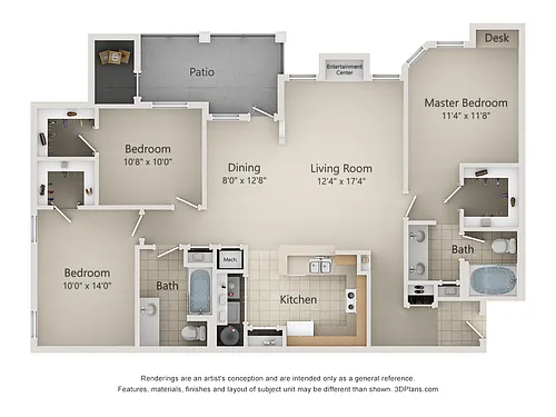 Floor plan The Chastain