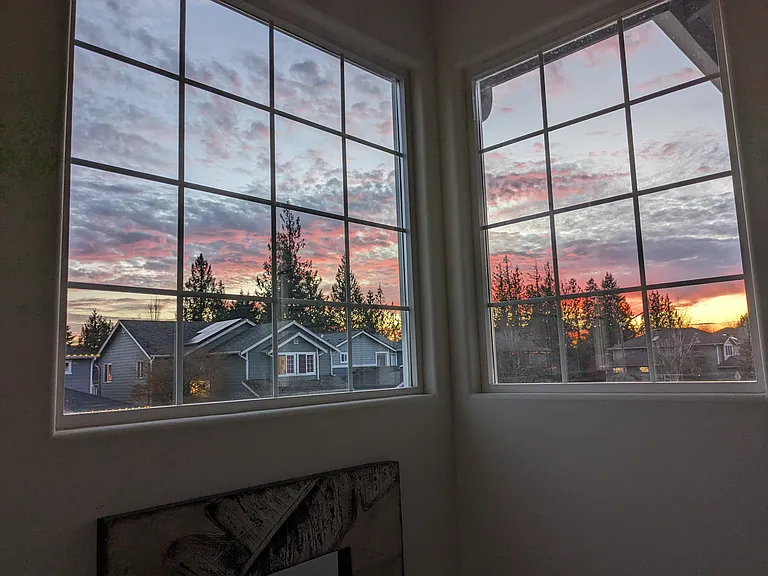 View from the stairs