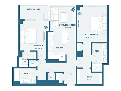 Floor plan Colette D6