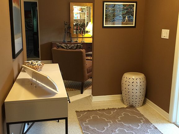 Entryway off circle drive