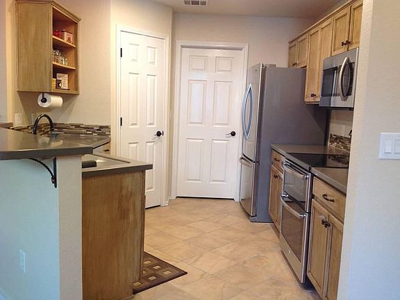 Kitchen as viewed from front entry