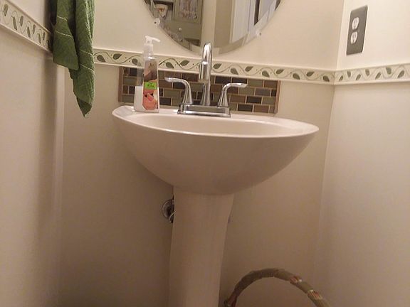Half Bath on First Floor