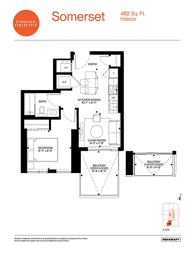 Floor plan PC1304