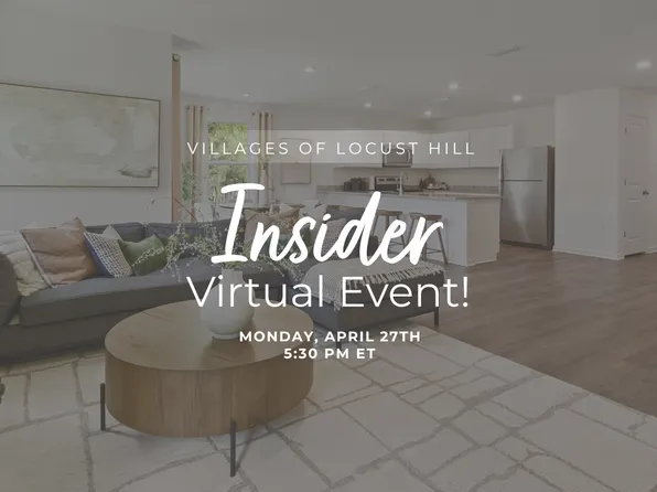 Homes Available Soon, Villages of Locust Hill