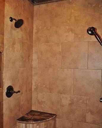 Tile walk in Shower