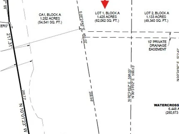 LOT 1A Gage Rd, Lavon, TX 75166
