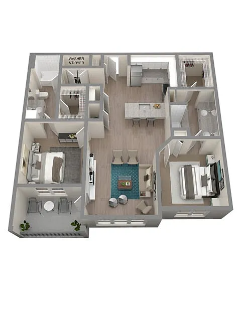 Floor plan The Cottonwood