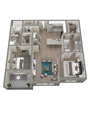 Floor plan The Cottonwood