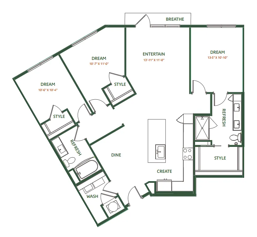 Floor plan C3