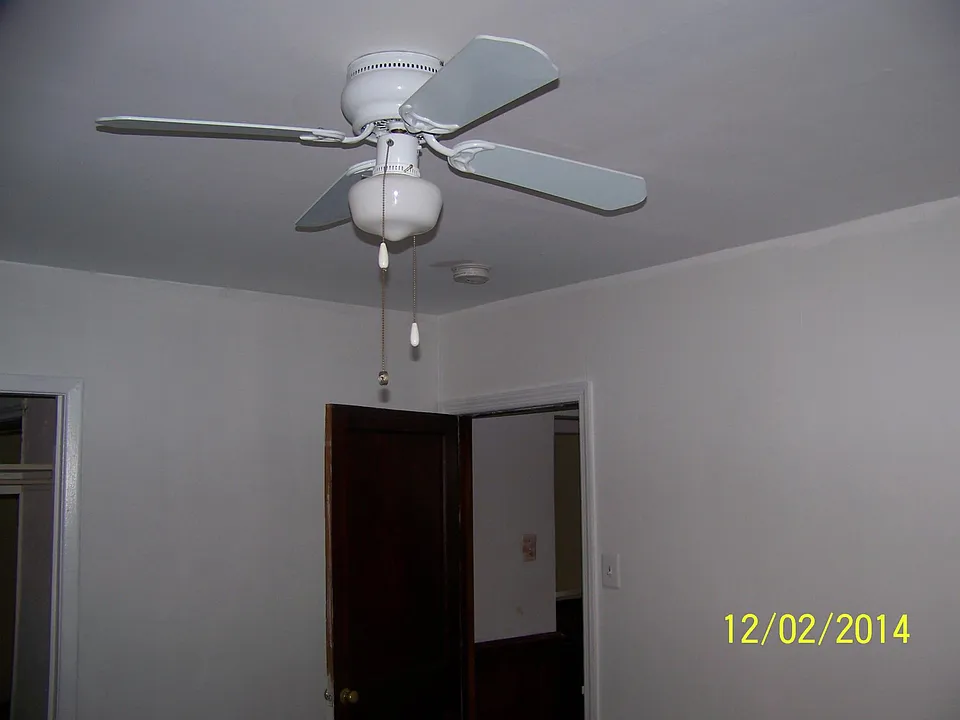 bedroom facing entrance door