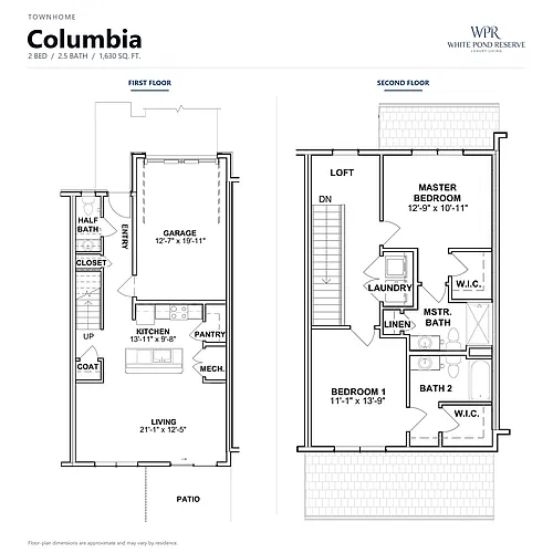 Floor plan Columbia
