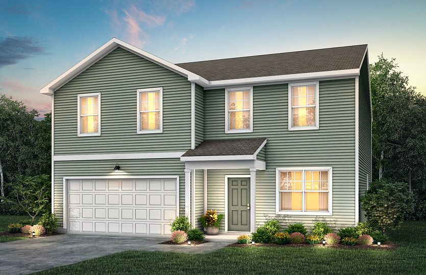 Whimbrel Exterior TD101 features siding, covered front door and 2 car garage