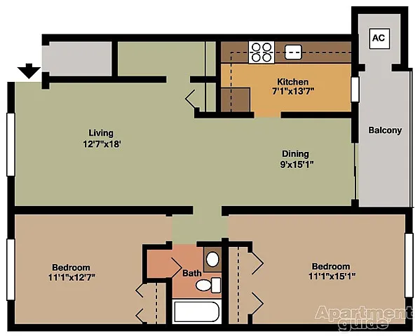 Floor plan Style B