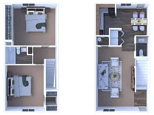 Floor plan The Ravine - Townhome
