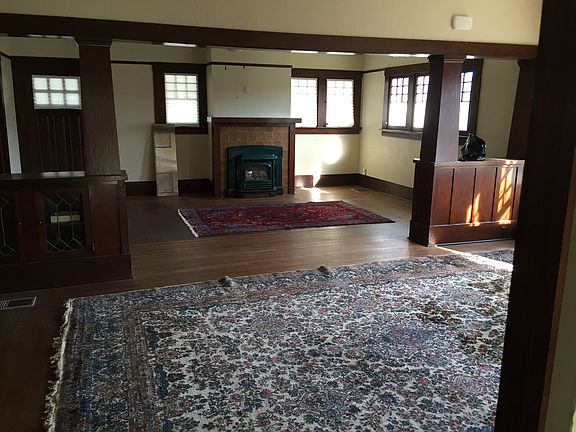 View from dining to living