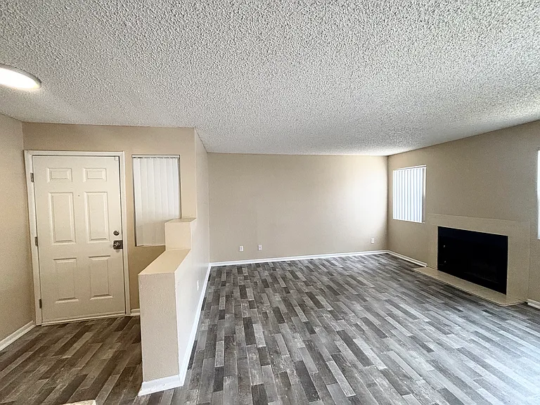 3 Bedroom Apartment: (first floor) 
- Living area with fireplace