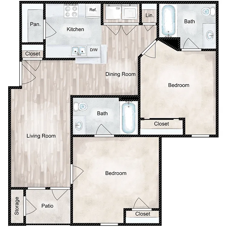 Floor plan The Quinns Classic