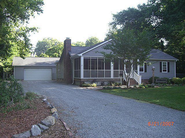 Driveway and 4 car garage