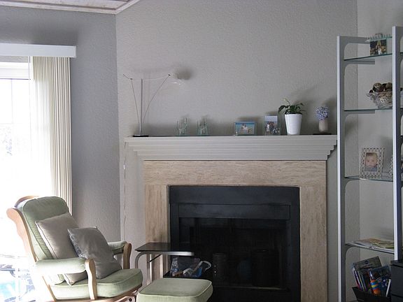 living room fireplace