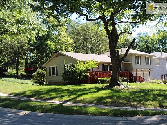 Large corner lot with beautiful trees.