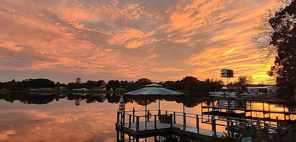 Sunset view dock not included