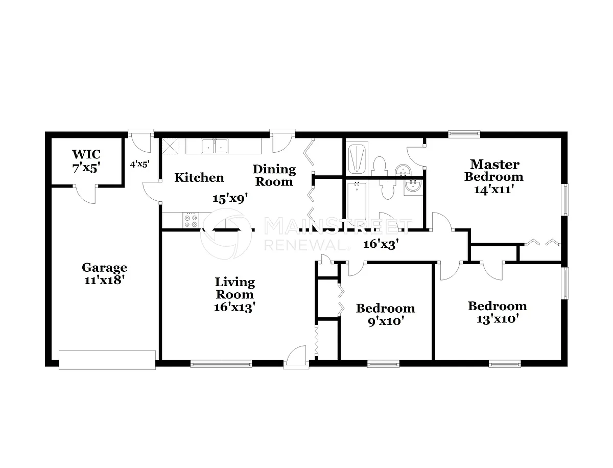 Floor Plan - 135 Winnetka Way
