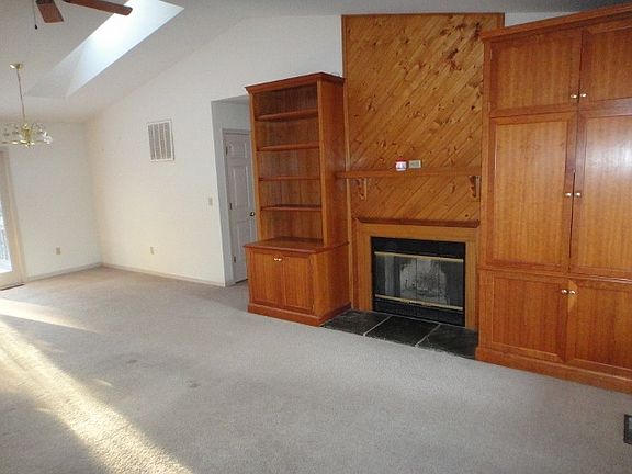 Living room into dining room