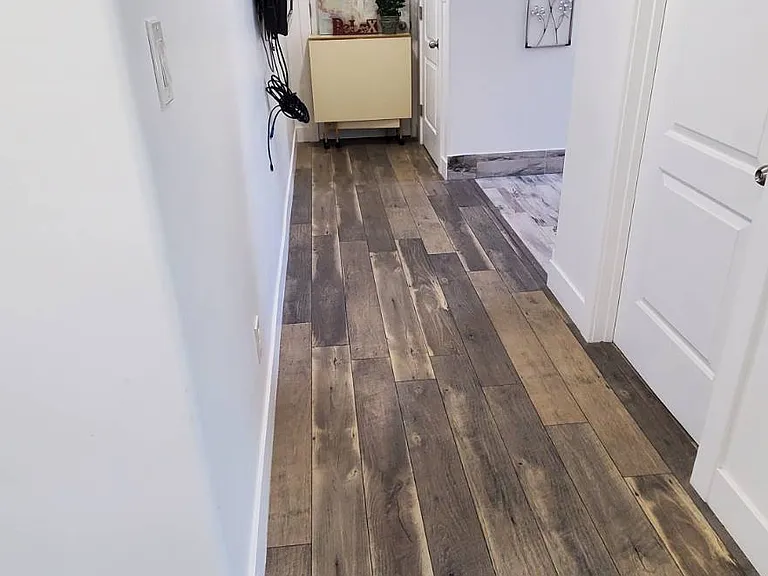 Bright and spacious central hallway. A clean and efficient passage with easy access to all rooms, complete with charming decor.
