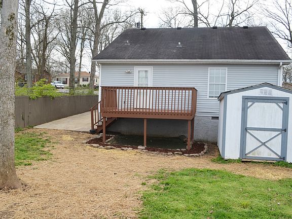 Upper deck & storage shed