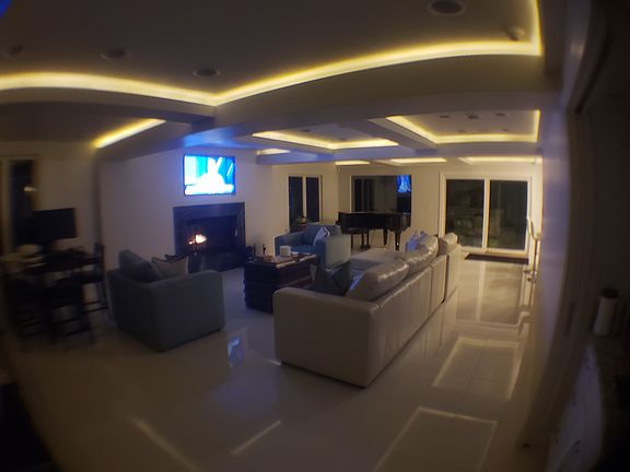 Evening ceiling details