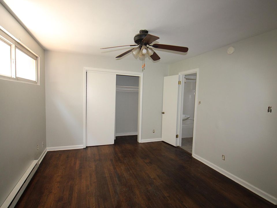 Bedroom with two large closets.