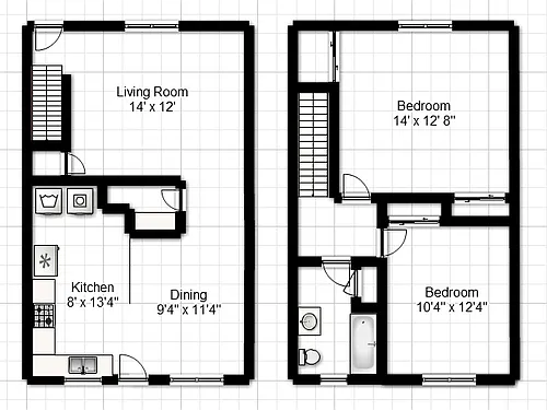 Floor plan Townhome