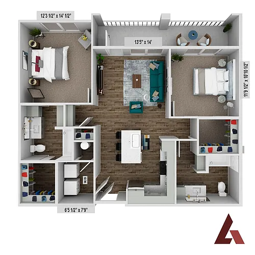 Floor plan Mission