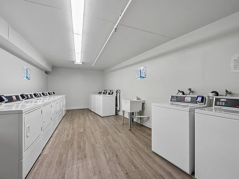Bright and modern laundry room