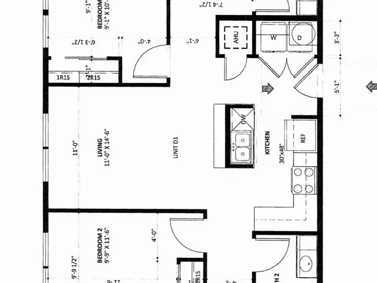 Actual floorplan of this unit that is being offered.