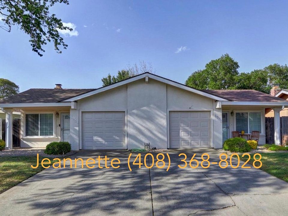 Front of home (left unit)