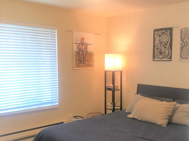 Bedroom about $150 sq feet, large window and spacious closet