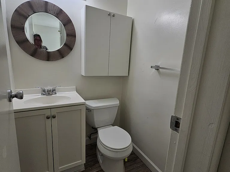 Downstairs half bath