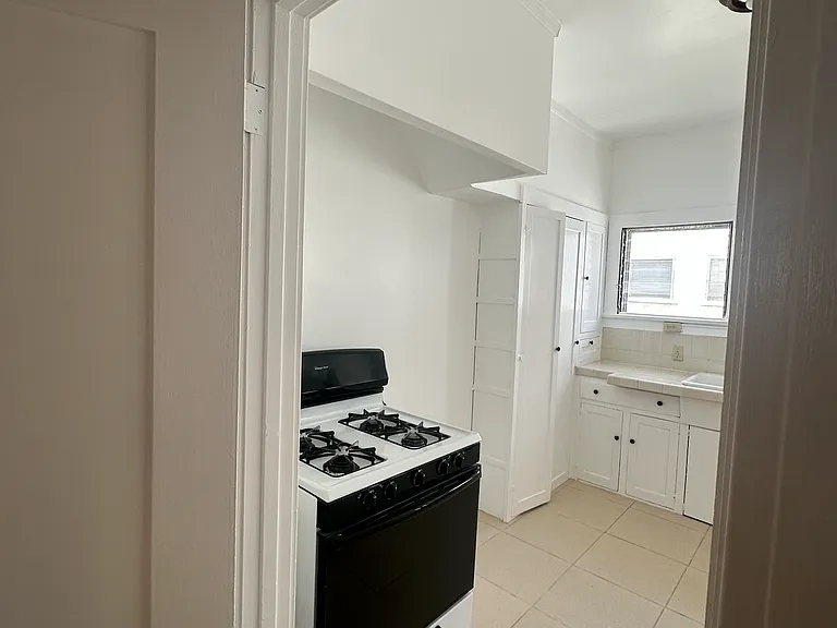 Kitchen view from hallway