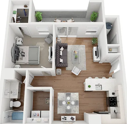 1 Bedroom | 1 Bath 1 Bedroom | 1 Bath