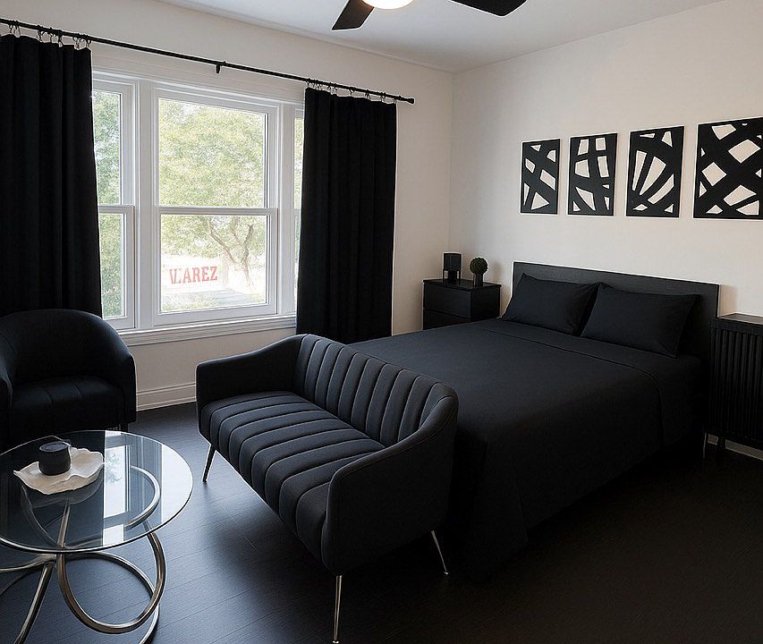 Bedroom & Living Room area