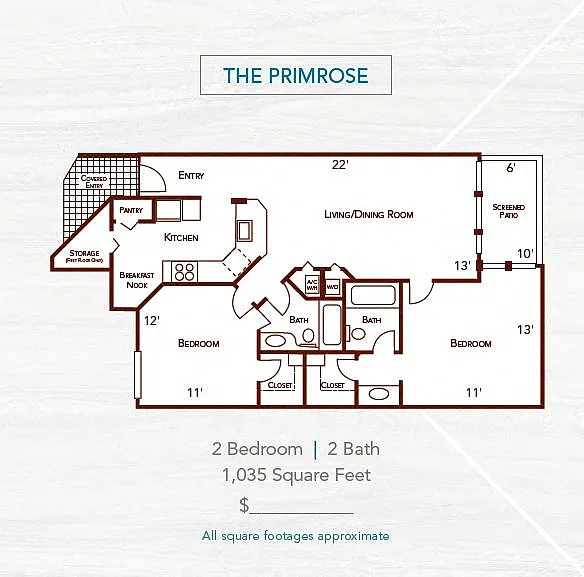 Floor plan The Primrose Upgrade