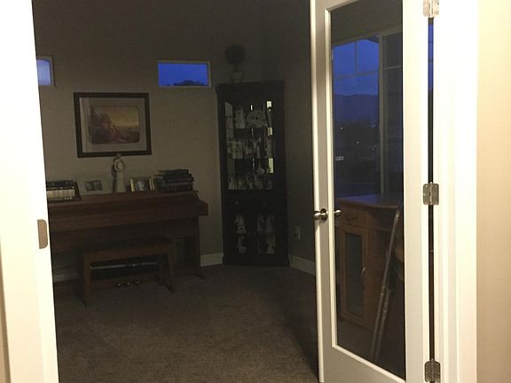 Office with french doors