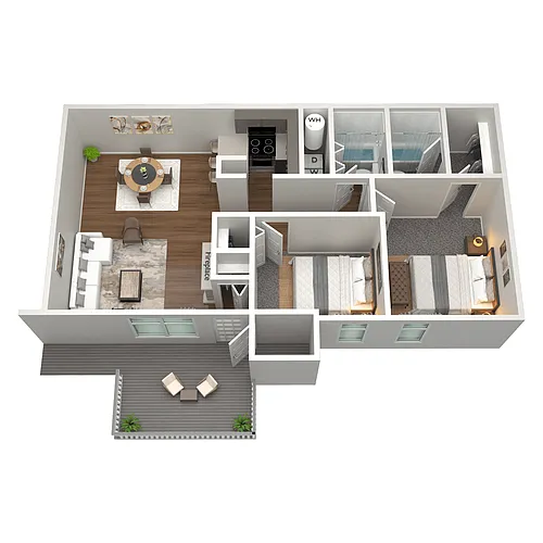 Floor plan B1 - Lakeside