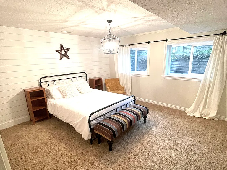 Basement bedroom