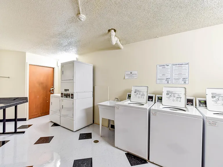 Laundry on every floor.